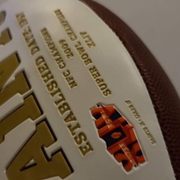 New Orleans Saints limited superBowl Football & piggy Bank collector items - Picture 8 of 9